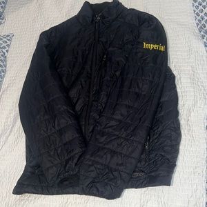 Marmot Puffer (light) jacket. Imperial beer logo on left arm. Worn 10 times.